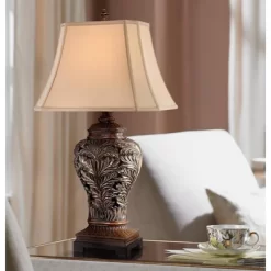 Barnes And Ivy Traditional Table Lamps 32.5" Tall Set Of 2 Bronze Curling Leaves Tan Rectangular Shade For Living Room Family Bedroom Bedside 14 Barnes And Ivy Traditional Table Lamps 32.5" Tall Set Of 2 Bronze Curling Leaves Tan Rectangular Shade For Living Room Family Bedroom Bedside -Home Decoration Store GUEST 9deb63c1 d9d3 4ced af41 ccff1a0338e2