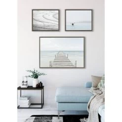 23" X 33" (Set Of 3) Sylvie Ocean Beach Framed Wall Canvas Set Gray - Kate & Laurel All Things Decor 10 23" X 33" (Set Of 3) Sylvie Ocean Beach Framed Wall Canvas Set Gray - Kate & Laurel All Things Decor -Home Decoration Store GUEST 9df01921 c213 4ec1 9b1d c8eebe14dfe8