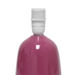 10.04" Traditional Ceramic Thimble Base Bedside Table Desk Lamp With Matching Fabric Shade Mauve - Simple Designs 10 10.04" Traditional Ceramic Thimble Base Bedside Table Desk Lamp With Matching Fabric Shade Mauve - Simple Designs -Home Decoration Store GUEST 9eddab2b 06cf 4495 b172 1b7f04cf2063