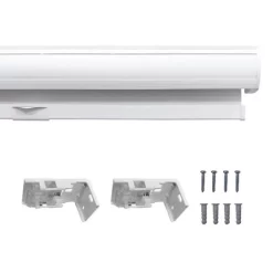 1pc Light Filtering Cordless Zebra Window Shade With Fabric Roller Valance White - Lumi Home Furnishings 16 1pc Light Filtering Cordless Zebra Window Shade With Fabric Roller Valance White - Lumi Home Furnishings -Home Decoration Store GUEST 9ee53704 4cf8 4ec7 8ee2 99dd4e4f6f02