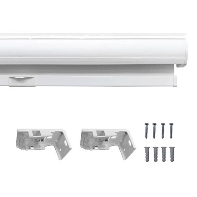 1pc Light Filtering Cordless Zebra Window Shade With Fabric Roller Valance White - Lumi Home Furnishings 8 1pc Light Filtering Cordless Zebra Window Shade With Fabric Roller Valance White - Lumi Home Furnishings - Image 8