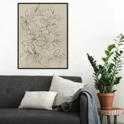 22" X 30" Outlined Leaves I By Asia Jensen Framed Canvas Wall Art Black - Amanti Art 13 22" X 30" Outlined Leaves I By Asia Jensen Framed Canvas Wall Art Black - Amanti Art -Home Decoration Store GUEST 9f8870cb 242c 4660 8247 07a6754dca7d