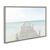 23" X 33" Sylvie Wooden Pier Framed Canvas By Amy Peterson Gray - Kate And Laurel