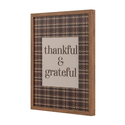 16" X 20" Thankful & Grateful Framed Under Plexi - Threshold™ 6 16" X 20" Thankful & Grateful Framed Under Plexi - Threshold™ - Image 6