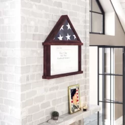 Merrick Lane Flag Display Case With Certificate Holder -Home Decoration Store GUEST a071fe8a a316 4702 adfa ba5d24288626