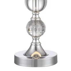 360 Lighting Solange Modern Table Lamps 25" High Set Of 2 Stacked Crystal Glass Silver White Tapered Drum Shade For Bedroom Living Room Nightstand 11 360 Lighting Solange Modern Table Lamps 25" High Set Of 2 Stacked Crystal Glass Silver White Tapered Drum Shade For Bedroom Living Room Nightstand -Home Decoration Store GUEST a0d88960 849b 4305 9c4f 3b39fe469dfe