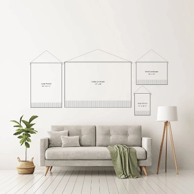 22" X 16" Viviana Gonzalez Pastels Landscape Wall Hanging Pink - Deny Designs 3 22" X 16" Viviana Gonzalez Pastels Landscape Wall Hanging Pink - Deny Designs - Image 3