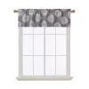 Medallion Print Linen Blend Small Kitchen Tier Curtains And Valance Curtains