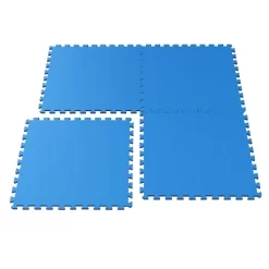 Fleming Supply Interlocking Foam Mat Floor Tiles – 24" X 24", Blue