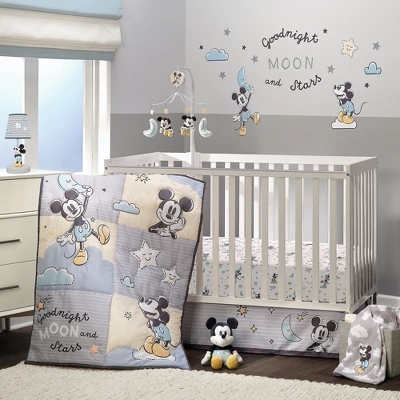 Lambs & Ivy Disney Baby Moonlight Mickey Mouse Blue/Black Wall Decals/Stickers 4 Lambs & Ivy Disney Baby Moonlight Mickey Mouse Blue/Black Wall Decals/Stickers - Image 4