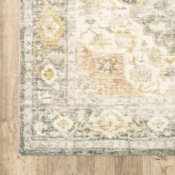 2'x8' Runner Salina Vintage Medallion Area Rug Gray/Gold - Captiv8e Designs 13 2'x8' Runner Salina Vintage Medallion Area Rug Gray/Gold - Captiv8e Designs -Home Decoration Store GUEST a2e981c5 9eae 44c0 a6e8 3f2cc3ce97e3