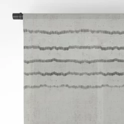 Holli Zollinger LINEN STRIPE RUSTIC Single Panel Sheer Window Curtain - Deny Designs -Home Decoration Store GUEST a3281ff1 d134 499f b56b 42176f26d5ce