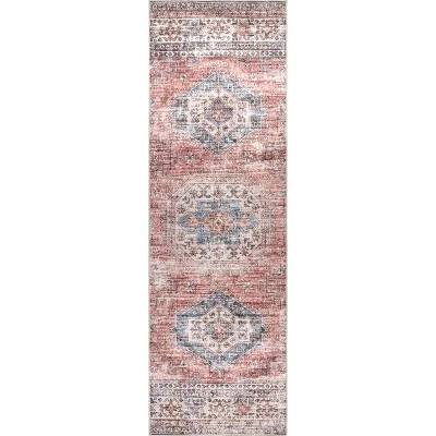 NuLOOM Desna Machine Washable Faded Vintage Area Rug 10 NuLOOM Desna Machine Washable Faded Vintage Area Rug - Image 10