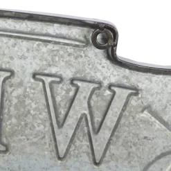 Metal Sign Welcome To The Lake Wall Decor Blue - Olivia & May -Home Decoration Store GUEST a3b5285f ed3f 486c bb2f d6142e24fe7f