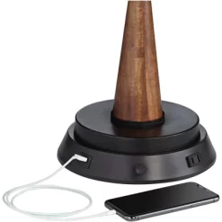 360 Lighting Modern Table Lamp With Dimmable USB And Outlet Workstation Base 24.5" High Bronze Tan Fabric Cylinder For Living Room Desk Bedroom 9 360 Lighting Modern Table Lamp With Dimmable USB And Outlet Workstation Base 24.5" High Bronze Tan Fabric Cylinder For Living Room Desk Bedroom -Home Decoration Store GUEST a3ecd351 2035 4094 a9bc 1b43876d0a1e