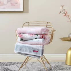 50"x70" Dotted Heart Plush Reversible Throw Blanket Pink - Betseyville -Home Decoration Store GUEST a48719bc 56ec 45f1 9a42 28f9dddaee39