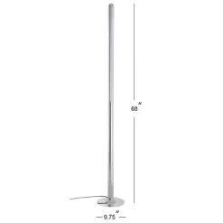 68" Metal Roxanna Floor Lamp (Includes LED Light Bulb) Silver - JONATHAN Y 5 68" Metal Roxanna Floor Lamp (Includes LED Light Bulb) Silver - JONATHAN Y -Home Decoration Store GUEST a4e920ec 1d1f 4284 ae65 c8237fccdc79