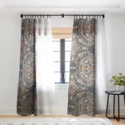 Pimlada Phuapradit Kaasni Gray Single Panel Sheer Window Curtain - Deny Designs 11 Pimlada Phuapradit Kaasni Gray Single Panel Sheer Window Curtain - Deny Designs -Home Decoration Store GUEST a5e9c250 7a2d 476b a747 bf4103980f60