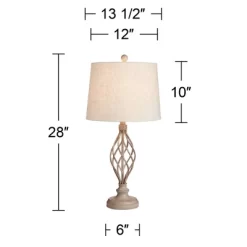 Franklin Iron Works Annie Modern Coastal Table Lamps 28" Tall Set Of 2 Weathered Sand Iron Cream Tapered Drum Shade For Bedroom Living Room Bedside 11 Franklin Iron Works Annie Modern Coastal Table Lamps 28" Tall Set Of 2 Weathered Sand Iron Cream Tapered Drum Shade For Bedroom Living Room Bedside -Home Decoration Store GUEST a87e9174 814a 4640 87a2 82db762c0067