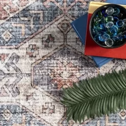 NuLOOM Desna Machine Washable Faded Vintage Area Rug 19 NuLOOM Desna Machine Washable Faded Vintage Area Rug -Home Decoration Store GUEST a88525b2 35eb 46b7 9e16 ee66c19c580c