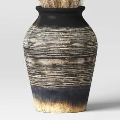 Grass Arrangement In Ceramic Pot Black - Threshold™ -Home Decoration Store GUEST a8b7bc55 e7f2 41c9 ad42 4006f370c4b4