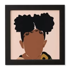 Domonique Brown Two Puffs Framed Wall Art Black - Deny Designs -Home Decoration Store GUEST aa18ebf5 38c0 4288 b036 299565be1b5c