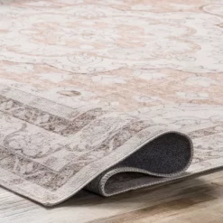 NuLOOM Tracie Machine Washable Floral Medallion Area Rug 17 NuLOOM Tracie Machine Washable Floral Medallion Area Rug -Home Decoration Store GUEST aa4ca5c0 993a 4236 8d02 7fdb2d1bc9e8