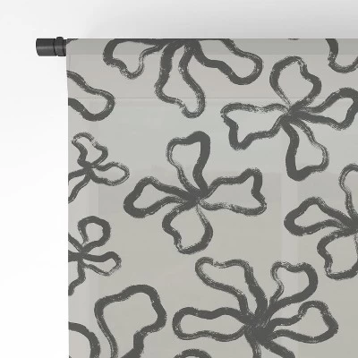 Alisa Galitsyna Dancing Flowers Single Panel Sheer Window Curtain - Society6 3 Alisa Galitsyna Dancing Flowers Single Panel Sheer Window Curtain - Society6 - Image 3