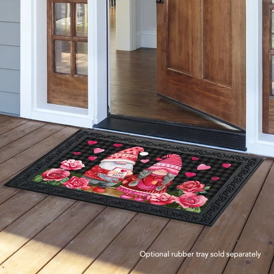 Valentine's Gnomes Humor Doormat Indoor Outdoor 30" X 18" Briarwood Lane 2 Valentine's Gnomes Humor Doormat Indoor Outdoor 30" X 18" Briarwood Lane - Image 2