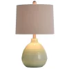 Ceramic Table Lamp Lime - StyleCraft