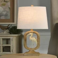 Crane Table Lamp Distressed Light Brown - StyleCraft -Home Decoration Store GUEST addf5b06 cf16 4eb9 8e77 e3930039ac08