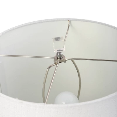 Gemma Silsden Marbled Blue Table Lamp With Fabric Shade White - StyleCraft 3 Gemma Silsden Marbled Blue Table Lamp With Fabric Shade White - StyleCraft - Image 3