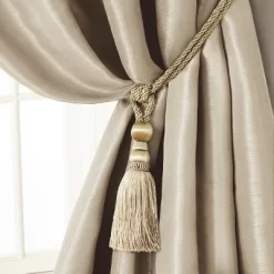 Amelia Decorative Tassel Window Curtain Tieback - 24" - Elrene Home Fashions