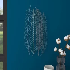 Metal Bird Feather Wall Decor - CosmoLiving By Cosmopolitan -Home Decoration Store GUEST af808393 3369 49af b1f4 2c8db4c2cd13