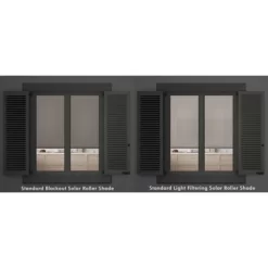 Linen Avenue Cordless Blackout Roller Shade, Dark Gray, Light Gray, And White -Home Decoration Store GUEST af88d541 39cc 4bdc b32a 3e8bbcd4a95e 1