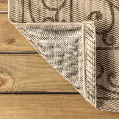 Charleston Vintage Filigree Textured Weave Indoor/Outdoor Area Rug - JONATHAN Y 6 Charleston Vintage Filigree Textured Weave Indoor/Outdoor Area Rug - JONATHAN Y - Image 6