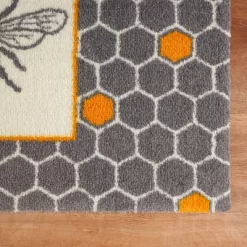 2'x3' ColorStar Bee Hex Door Mat Gray - Bungalow Flooring 9 2'x3' ColorStar Bee Hex Door Mat Gray - Bungalow Flooring -Home Decoration Store GUEST b0b5709c 77e5 4aa7 a57d 80ab6c1acc99