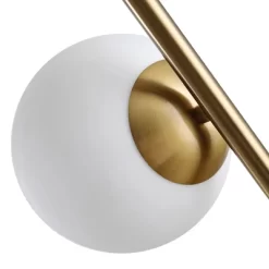 HOMCOM Floor Lamp W/ 2pcs Glass Lamp Shade Modern Portable Decorative Lamp, White -Home Decoration Store GUEST b0c2a1f5 e563 478f b279 ddc3a7ba8967