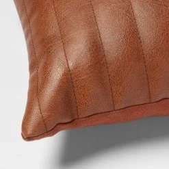 Lumbar Faux Leather Channel Stitch Decorative Throw Pillow - Threshold™ 7 Lumbar Faux Leather Channel Stitch Decorative Throw Pillow - Threshold™ -Home Decoration Store GUEST b1248bcb 60a2 4ec2 9554 09261e433ec5