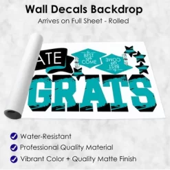 Big Dot Of Happiness Teal Graduation Party Photo Backdrop - Wall Decals -Home Decoration Store GUEST b1a90027 40f4 49c8 9948 a346e0ad144e