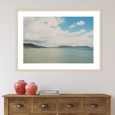 42" X 30" The Beautiful English Channel By Laura Evans Framed Wall Art Print Light Brown - Amanti Art 6 42" X 30" The Beautiful English Channel By Laura Evans Framed Wall Art Print Light Brown - Amanti Art - Image 6