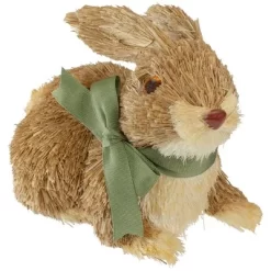 Northlight 8" Brown Sisal Bunny Rabbit Easter Figure -Home Decoration Store GUEST b2413efe cf92 46e8 b150 52379a954edb