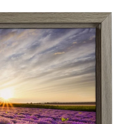 24"x18" Lavender Sunrise Framed Canvas Wall Art - Amanti Art 2 24"x18" Lavender Sunrise Framed Canvas Wall Art - Amanti Art - Image 2