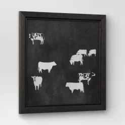 (Set Of 2) 12" X 12" Cow Collection II Framed Wall Canvases - Threshold™ -Home Decoration Store GUEST b344498b 2140 4a52 b3be 29b42cd41f2d