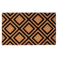 Diamonds Indoor/Outdoor Coir Doormat Natural/Black - Entryways -Home Decoration Store GUEST b34a24e2 6515 49ec b292 10adae26ea1e