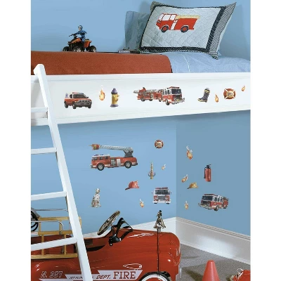 Fire Brigade Peel And Stick Wall Decal - RoomMates 2 Fire Brigade Peel And Stick Wall Decal - RoomMates - Image 2