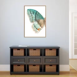 22" X 33" Fragile Wings III By Danhui Nai Framed Canvas Wall Art Light Brown - Amanti Art -Home Decoration Store GUEST b3874b16 3ac1 4826 88e0 3bfdcd81cd0c