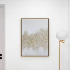 Glam Metal Abstract Framed Wall Art With Gold Frame Gold - CosmoLiving By Cosmopolitan -Home Decoration Store GUEST b3ecddeb cc63 459e a5f3 a52cc528dcc1