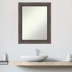 Hardwood Non-Beveled Wood Bathroom Wall Mirror -Home Decoration Store GUEST b4014123 18bd 4dc8 b137 e5e6f4d55c21