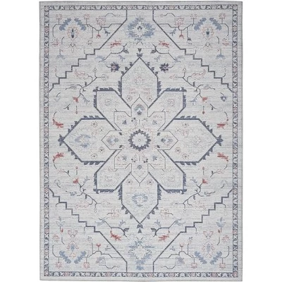 Nicole Curtis Machine Washable Series 1 Farmhouse Medallion Indoor Rug 9 Nicole Curtis Machine Washable Series 1 Farmhouse Medallion Indoor Rug - Image 9